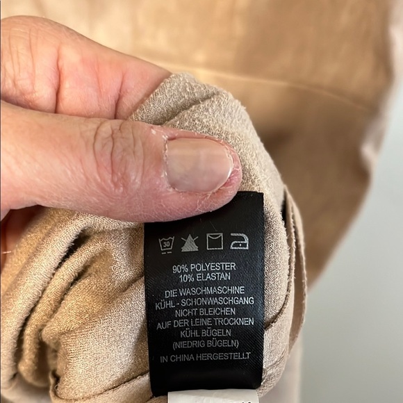 JASMINE & JULIANA NWOT Faux Suede Soft Pink Sleeveless Midi Dress, Size 8 - Picture 12 of 12